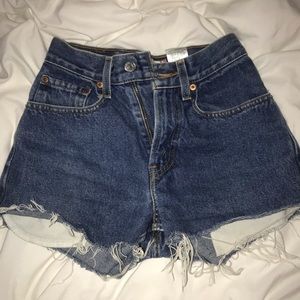 Levi’s high waisted shorts
